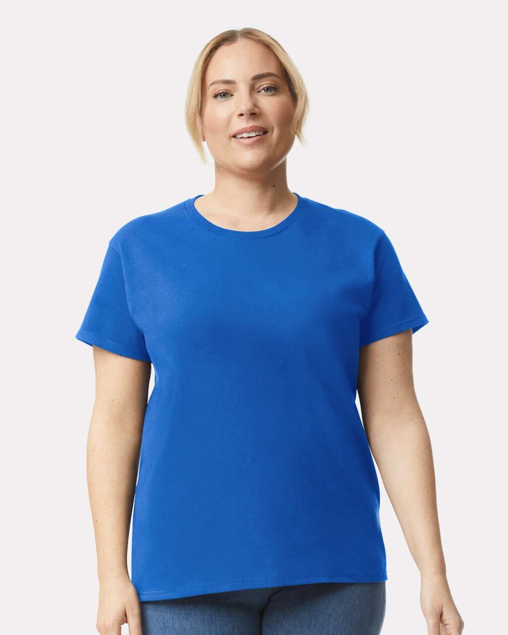 Gildan® Women’s Ultra Cotton Crewneck Short Sleeve T-Shirt 100% Cotton for Custom Printing & Casual Use